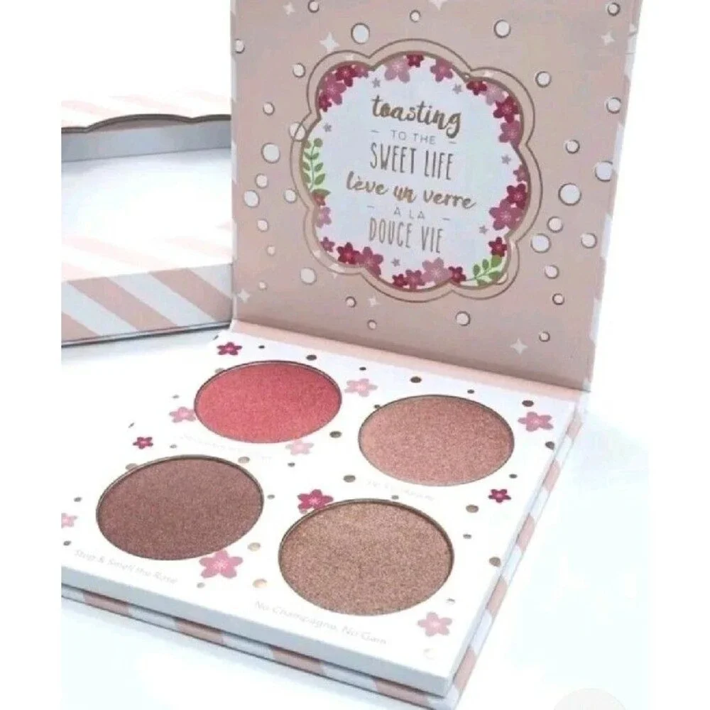 Beauty Bakerie Cotton Candy Champagne Blushlighter Palette. NIB
